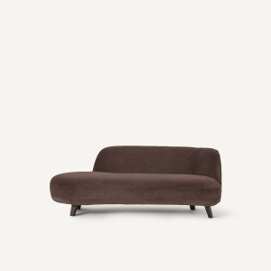 Ανάκλιντρο από λινό βελούδο Μ99xΠ190xΥ75cm