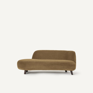 Ανάκλιντρο από λινό βελούδο Μ99xΠ190xΥ75cm