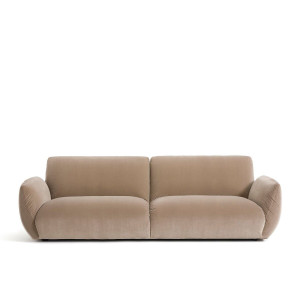 Καναπές από βελούδο Μ102xΠ217xΥ75cm