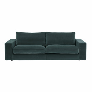 Καναπές από βελούδο Μ105xΠ217xΥ78cm