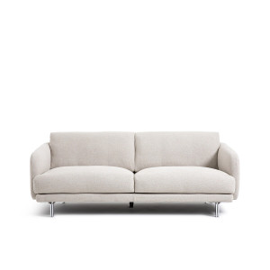 Καναπές με τουίντ ταπετσαρία Μ101xΠ195xΥ76cm
