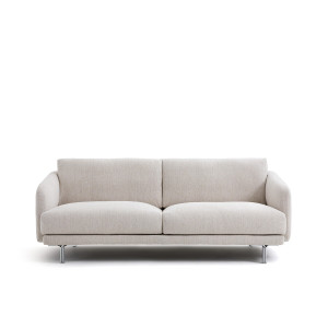 Καναπές με τουίντ ταπετσαρία Μ101xΠ195xΥ76cm