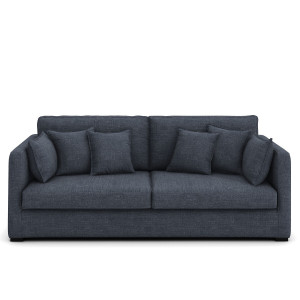 Καναπές από βαμβάκι-λινό Μ110xΠ185xΥ85cm
