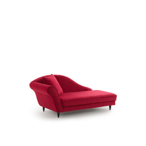 Ανάκλιντρο από βελούδο Μ92xΠ200xΥ88cm