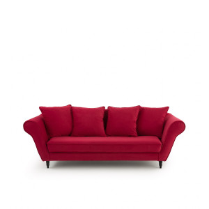 Καναπές από βελούδο Μ92xΠ238xΥ88cm