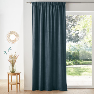 Κουρτίνα από βελούδο με σούρες 180x135 cm