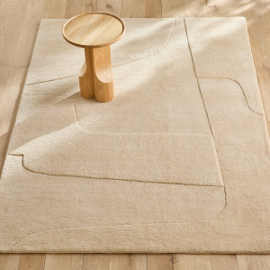 Μάλλινο χαλλί δεμένο στο χέρι 120x180 cm Μ120xΠ180xΥ1cm