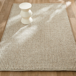 Χειροποίητο χοντρό χαλί από μαλλί 120x180 cm Μ120xΠ180cm