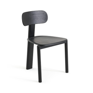 Καρέκλα από βαμμένο ξύλο δρυ Μ53xΠ53xΥ78cm