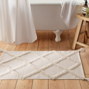 Βαμβακερό χαλάκι μπάνιου 50x120 cm