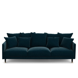 Καναπές από βελούδο Μ105xΠ198xΥ93cm