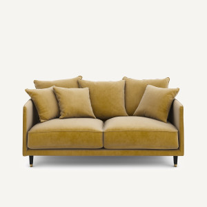 Καναπές-κρεβάτι από βελούδο Μ105xΠ178xΥ93cm