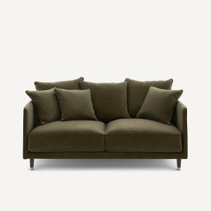Καναπές-κρεβάτι από βελούδο Μ105xΠ178xΥ93cm