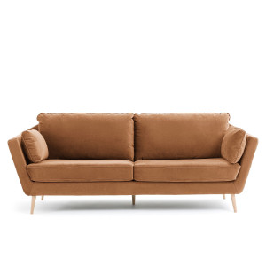Καναπές από βελούδο 3 Μ87xΠ199xΥ86cm