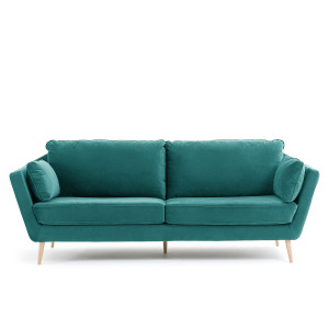 Καναπές από βελούδο 3 Μ87xΠ199xΥ86cm