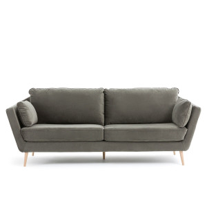 Καναπές από βελούδο 3 Μ87xΠ199xΥ86cm