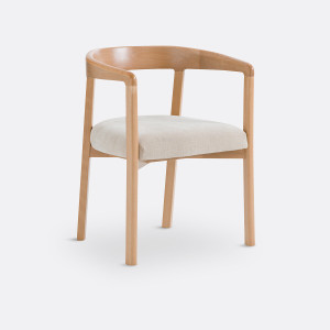 Πολυθρόνα τραπεζαρίας με μπράτσα Μ54xΠ60xΥ75cm