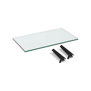Ράφι Π60 εκ. από σκληρυμένο γυαλί Μ35xΠ60xΥ1cm