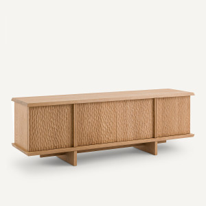 Μπουφές με 4 πόρτες από ξύλο δρυ Μ46xΠ180xΥ60cm