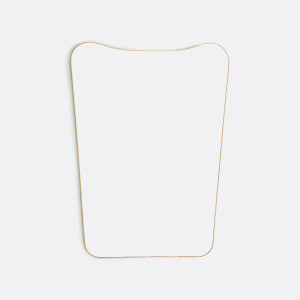 Καθρέφτης από μπρούντζο 90 x 65 εκ. Π65xΥ90cm