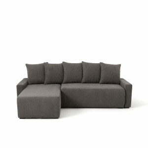 Γωνιακός αριστερός καναπές-κρεβάτι Μ158xΠ238xΥ85cm