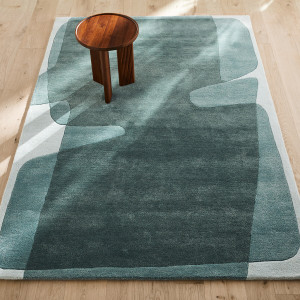 Χειροποίητο χαλί από lyocell και μαλλί 120x180 cm Μ120xΠ180cm