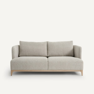 Καναπές με σενίλ ταπετσαρία Μ101xΠ180xΥ78cm