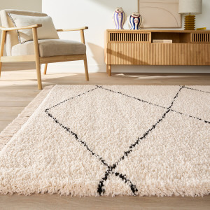 Χαλί σε στυλ berber 120x170 cm Μ120xΠ170cm