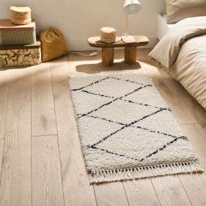 Χαλάκι κρεβατιού σε στυλ berber 60x110 cm Μ60xΠ110cm