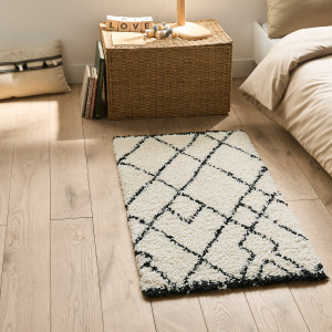 Χαλάκι κρεβατιού σε στυλ berber 60x110 cm Μ60xΠ110cm