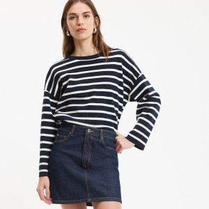 Χοντρό πλεκτό χωρίς γιακά