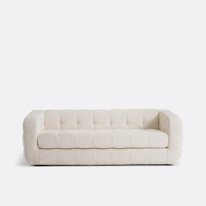 Καναπές 3 θέσεων από παχύ βελούδο Pieta Μ90xΠ160xΥ67cm
