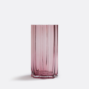 Βάζο από διαφανές γυαλί Υ25 εκ. Μ18xΠ18xΥ29cm