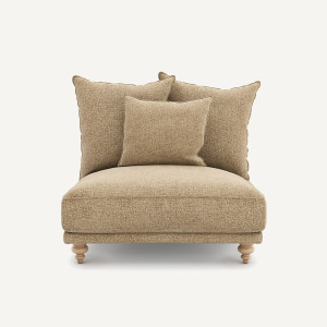 Πολυθρόνα από ενισχυμένο βαμβάκι Μ105xΠ96xΥ93cm