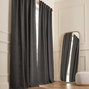 Κουρτίνα μπουκλέ με κρυφές πιάστρες 140x320 cm