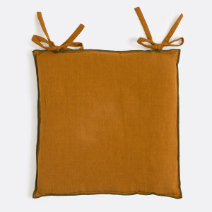 Μαξιλαράκι καρέκλας από λινό βαμβάκι Warna 40x40 cm