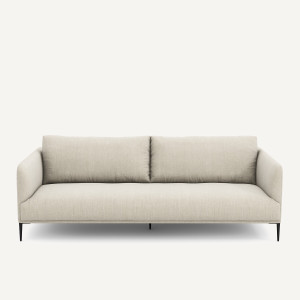 Καναπές από βαμβάκι λινό Μ103xΠ200xΥ82cm