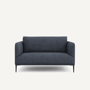 Καναπές 2 θέσεων βαμβάκι λινό Μ103xΠ145xΥ82cm