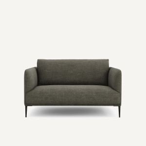 Καναπές 2 θέσεων βαμβάκι λινό Μ103xΠ145xΥ82cm