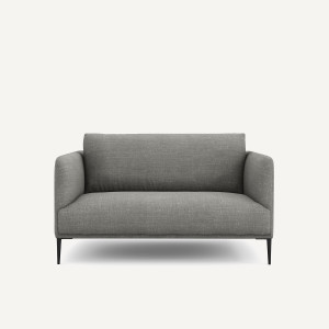 Καναπές 2 θέσεων βαμβάκι λινό Μ103xΠ145xΥ82cm