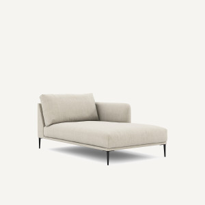 Ανάκλιντρο από βαμβάκι λινό Μ103xΠ182xΥ82cm