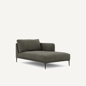 Ανάκλιντρο από βαμβάκι λινό Μ103xΠ182xΥ82cm