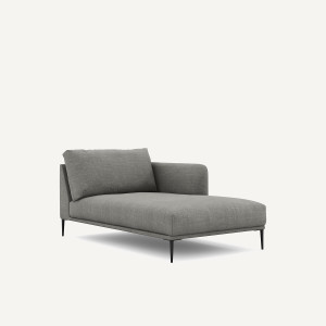 Ανάκλιντρο από βαμβάκι λινό Μ103xΠ182xΥ82cm