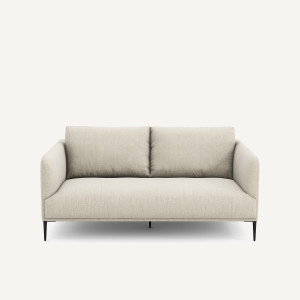 Καναπές Compact από βαμβάκι λινό Μ103xΠ179xΥ82cm
