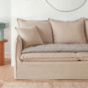Στρώμα καθίσματος από λινό 60x180 cm