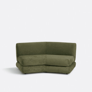 Γωνία 2 θέσεων σύνθεσης καναπέ Μ90xΠ180xΥ80cm