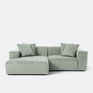 Αριστερός γωνιακός καναπές Μ174xΠ240xΥ70cm