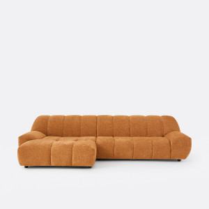 Γωνιακός καναπές αριστερός Μ163xΠ315xΥ79cm