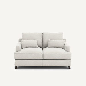 Καναπές 2 θέσεων από λινό βελούδο Μ100xΠ150xΥ83cm