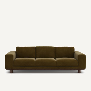 Καναπές βελούδο Μ97xΠ212xΥ72cm